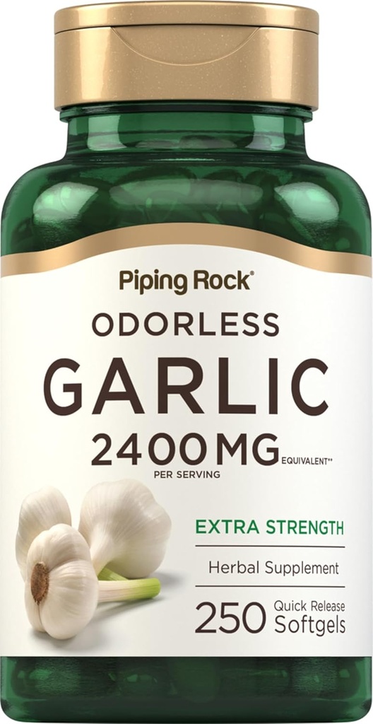 Piping Rock Odorless Σκόρδο συμπλήρωμα 2400mg 