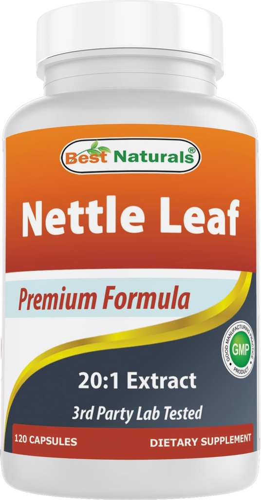 Best Naturals Nettle Leaf Extract 5000 mg Ισοδύναμο ανά υπηρεσία- 120 κάψουλες