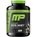 Muspharm Combat 100% Whey Protein Powder, Cookies «N» Κρέμα Γεύσης, γρήγορη ανάκτηση & μυϊκή αύξηση με Whey Protein Isolate, Υψηλή πρωτεϊνική σκόνη για γυναίκες & άνδρες, Χωρίς γλουτένη, 5 lb, 69 εξυπηρετήσεις