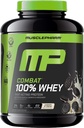 Muspharm Combat 100% Whey Protein Powder, Cookies «N» Κρέμα Γεύσης, γρήγορη ανάκτηση & μυϊκή αύξηση με Whey Protein Isolate, Υψηλή πρωτεϊνική σκόνη για γυναίκες & άνδρες, Χωρίς γλουτένη, 5 lb, 69 εξυπηρετήσεις
