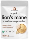 DEAL ΣΥΜΠΛΗΡΩΜΑ Βιολογικά Λιοντάρια Mane Mushroom Powder Supplement, 1.500mg ανά υπηρεσία, 1lb – Active Fruiting Body & Mycelium Extract – Natural Brain Nootropic & Immune System Booster – Μη ΓΤΟ