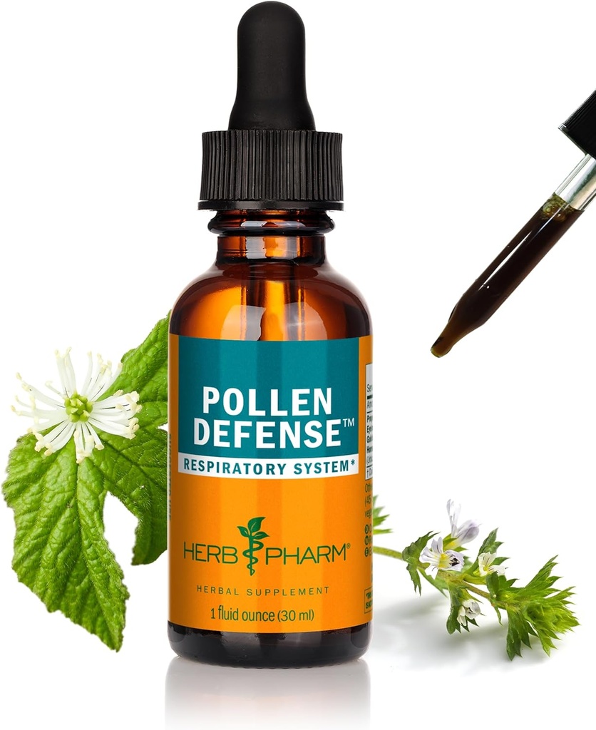 Herb Pharm Pollen Defense Liquid Herbal Formula για την υποστήριξη του αναπνευστικού συστήματος - 1 ουγγιά (FEYE01)