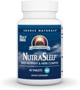 Source Naturals NutraSleep, Melatonin-free Multi-Nutrient & Herb Complex, Χορτοφαγική Φόρμουλα για την υποστήριξη χαλάρωσης - 40 δισκία