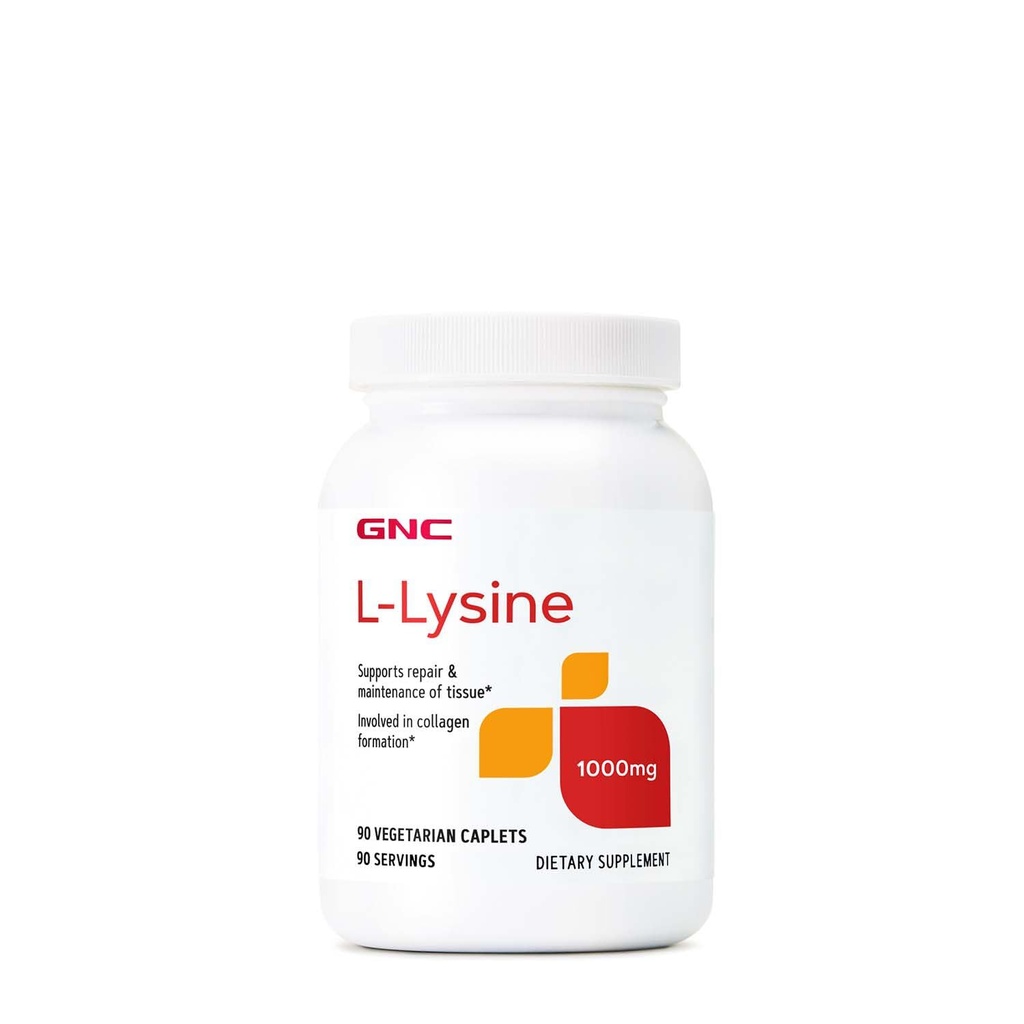 GNC L- Λυσίνη 1000mg - 90 χορτοφαγικά δισκία (90 σερβιρίσματα)