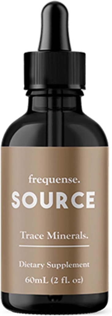 FREQUENSE - Source Trace Minerals - Fulvic Mineral Powder for Bone Health, Nutrient Abvorvation, Skin Support, Gut Health & Electrolytes - 60 ml