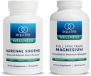 Ισοζωία πλήρες φάσμα μαγνήσιο (180 ct.) και Adrenal Soothe (90 caps) Bundle Mood & Energy support συμπλήρωμα, Vegan, μη ΓΤΟ