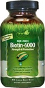 Irwin Naturals Biotin-6000 Υποστηρίζει υγιές δέρμα, μαλλιά & νύχια - 60 υγρά Softgels - Δύναμη + Προστασία με υψηλή ισχύς 6000 mcg, μπαμπού, αβοκάντο, καρύδα & Περισσότερα - Μέγιστη απορρόφηση