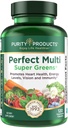 Προϊόντα καθαρότητας Perfect Multi Super Greens Διατροφή συμπλήρωμα υγείας διατροφής, 120 καταμέτρηση