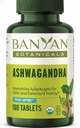 Banyan Botanicals Organic Ashwagandha - 1000mg per Serving - Cortisol Manager & Stress Relief Supplement - Adrenal Support for Mood, Restful Sleep & Muscle Recovery - 180 Tablets - Non-GMO, Vegan*