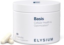 ELYSIUM Basis NAD Plus συμπλήρωμα 30 Σερβίρεις - με Νικοτιναμίδη Riboside 250mg και Pterostilbene 50mg - Υγιεινή Γήρανση Συμπλήρωμα & Κυτταρική Ενέργεια