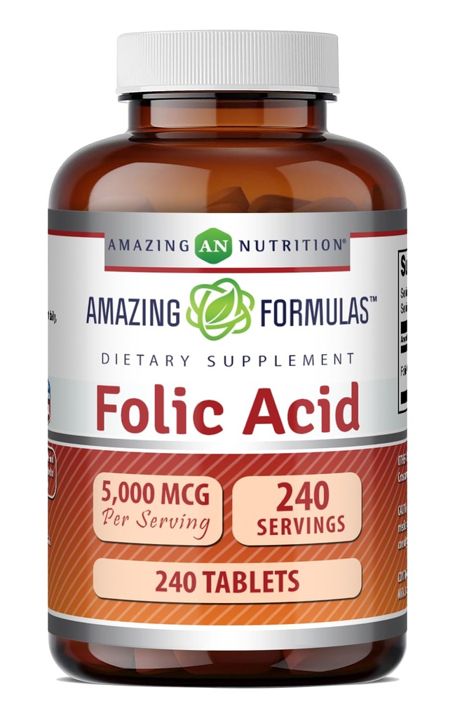 Amazing Formulas Folic Acid Supplement 
