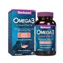 BlueBonnet Φυσικό Ωμέγα-3 Σολομός Λάδι Softgels, 180 κόμης, λευκό