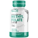 Nutri 5-MTHF L Methylfolate 1MG - 4 Month Supply, 120 Vegan Tablets - Methylated Folate Supplement - Cognitive Function, Heart Health, Prenatal Support - 3rd Party Tested - NSF Certified Facility