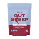 Gut Sweep - Daily Digestion Supplement - Psyllium Husk Fiber - Υποστηρίζει τον έλεγχο ορεκτικών - Χωρίς γλουτένη & με βάση το φυτό - Keto & Παλαιό Φιλικό - 40 εξυπηρετήσεις - Μικτό μούρο