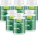 1000 MG Gentle Detox Cleanse, Φυσικό Flush τοξίνης για το συκώτι, το κόκκαλο και το έντερο, Αντιοξειδωτικό & Πεπτικό Υποστήριξη, Zeolite, Σύμπλεγμα ταχείας αποτοξίνωσης για γυναίκες & άνδρες – 480 κάψουλες