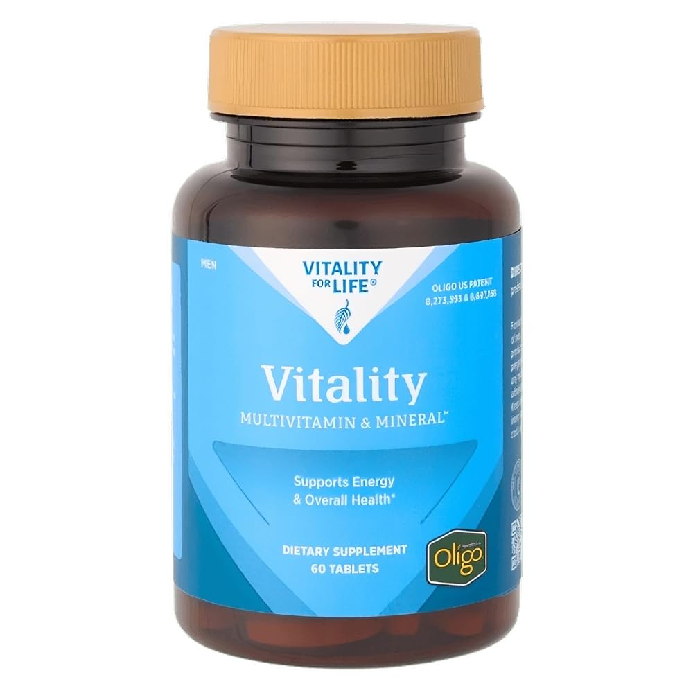 Melaleuca Multivitamin & Mineral Supplement for Men, Powered by Oligo (60 Tablets) — Υποστηρίζει την ενέργεια και τη συνολική υγεία / οργανικά όρια για μέγιστη απορρόφηση και αντιοξειδωτική προστασία