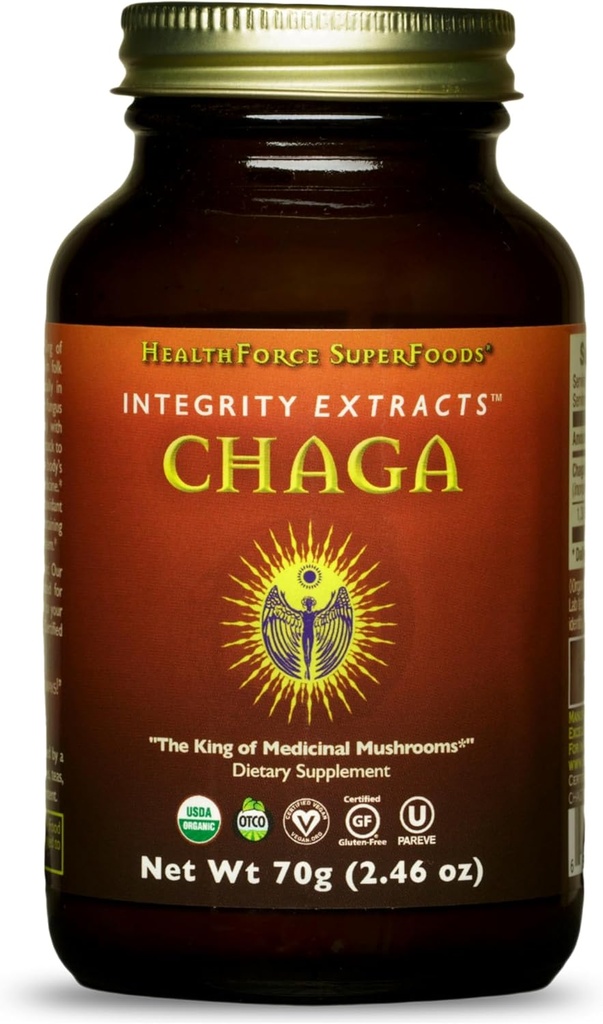HealthForce SuperFoods Integrity Extracts Τσάγκα - σκόνη - 70 γραμμάρια