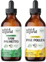 Άγρια & οργανικά πριόνι Palmetto Βάμμα 4 fl oz & Pine Pollen Βάμμα 4 fl oz