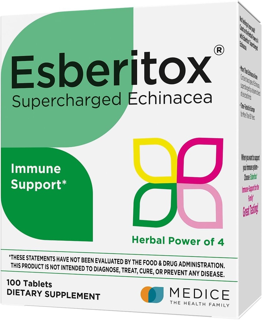 Supercharged Echinacea – 100 δισκία – συμπλήρωμα βοτάνων ανοσοποιητικής υποστήριξης με Wild Indigo Root & Purple Koneflower – Clinically Tested – Made in Germany