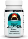 Source Naturals Μειωμένη Glutathion Complex 50 mg Πορτοκαλί Γεύση - 100 Lozenges