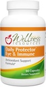 Wellness Resources Daily Protector Eye & Immune - Lutein, Lycopene, Zeaxanthin, Cryptoxanthin, Bilberry και More for Eye, Immune, and Skin Health (90 Κάψουλες)