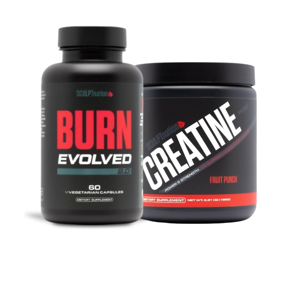 Sculpt Nation by V Shred Burn Volved 2.0 and Premium Fruit Punch Punch Punch Bundle