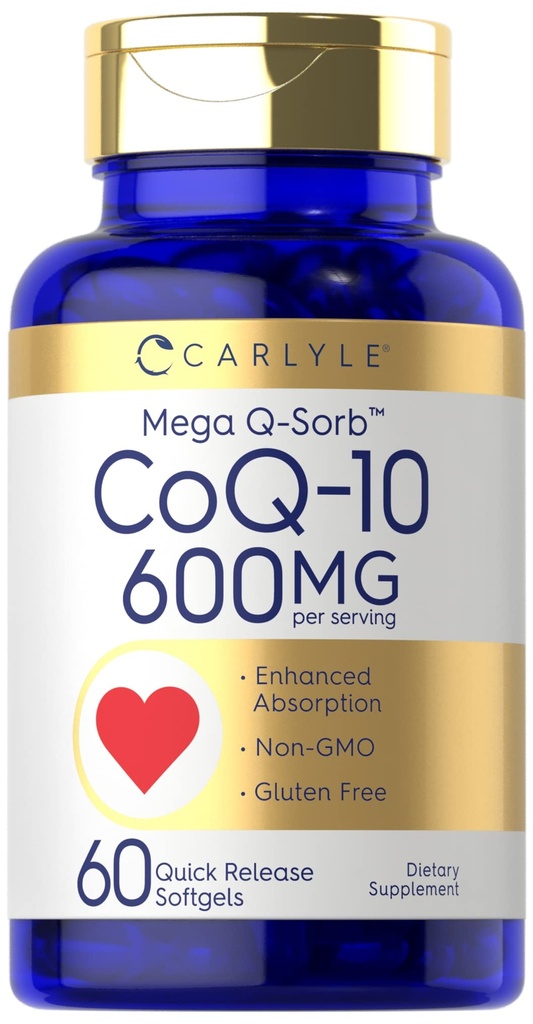 Carlyle CoQ10 600 mg Softgels 