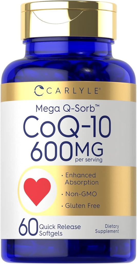 Carlyle CoQ10 600 mg Softgels 