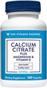 Citrate+Magnesium&Vitamin D, Multi-Mineral Bone Health Supplement,Βιταμίνη D Βοηθά Απορρόφηση, Ασβέστιο 999mg, Μαγνήσιο 567mg, Βιταμίνη D 612IU ανά ημερήσια δόση (100 Κάψουλες) από The Vitamin Shoppe
