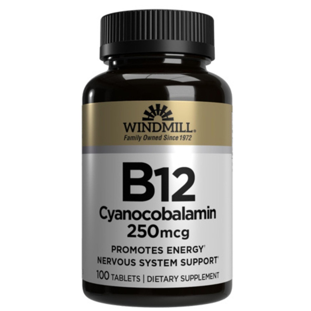 Βιταμίνη B-12 TABS 250 MCG WMILL Μέγεθος: 100