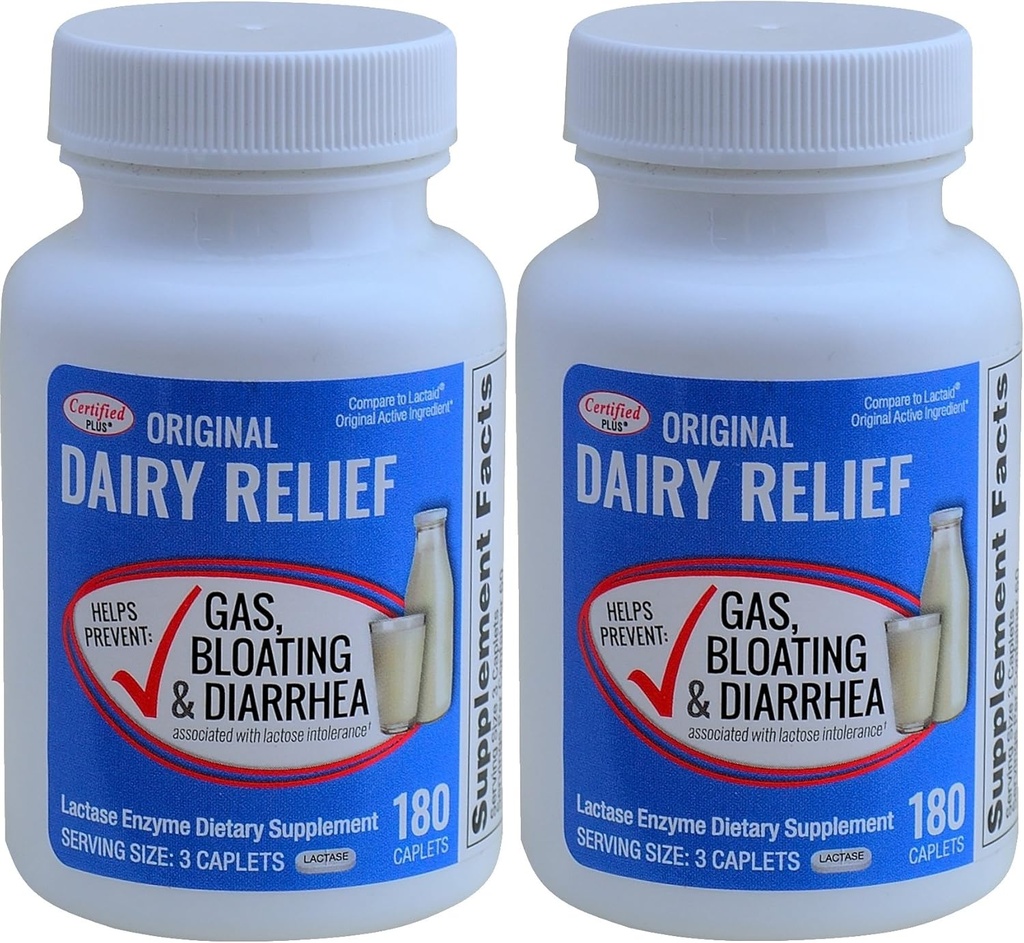 Lactase Enzyme 360 Caplets Γενόσημο Lactaid Αρχική δύναμη