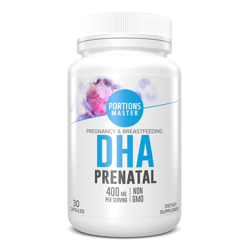 Portions Master DHA Prenatal Pregnancy & Breastfeeding (30 Softgels)