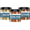 Earthborn Elements Cayenne Pepper, Ceylon Cinnamon & Ginger Root Bundle (200 κάψουλες το καθένα), Pure & Undiluted, No Πρόσθετα