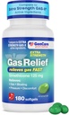 GenCare -Extra Strength Gas Relief Simethicone 125mg (180 Softgels) Maximum Strength Anti Gas Pills for Bloating Relief, Pressure & Discomfort - Compare to Generic Extra Strength Gas X