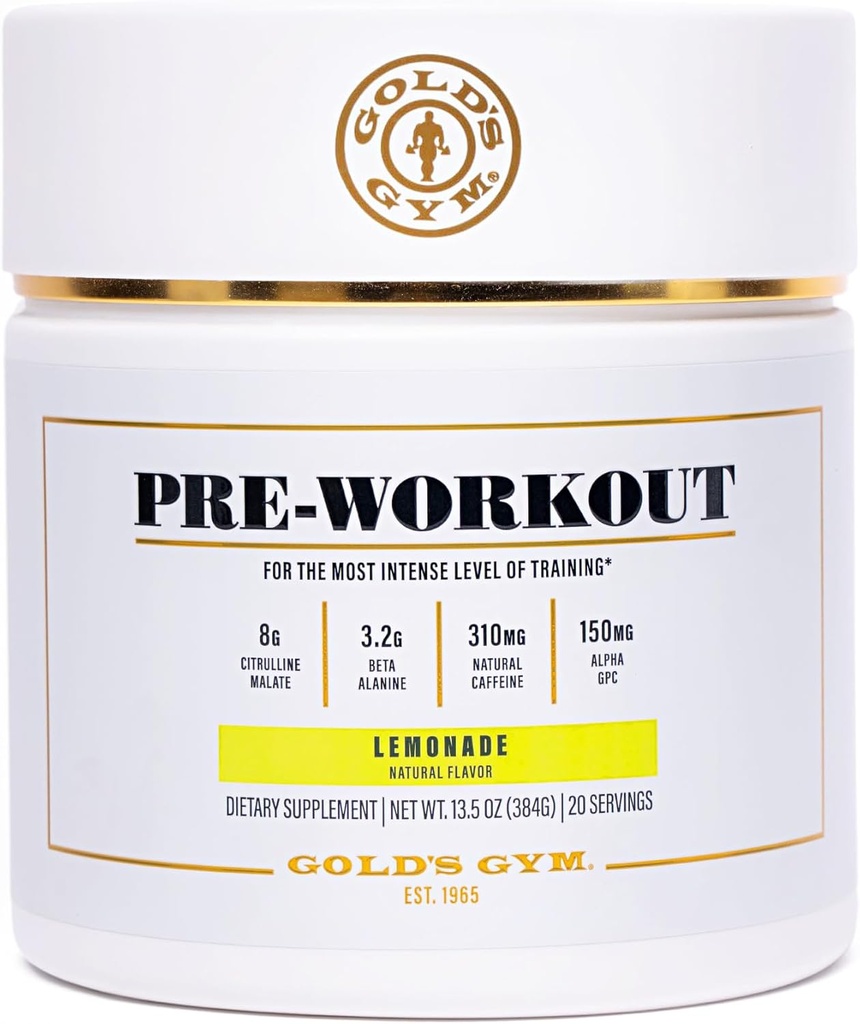 Γυμναστήριο Gold's Nutrition Pre-Wortout Powder 