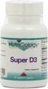 Nutricology Super D3 Συμπλήρωμα διατροφής - Οστική & ανοσοποιητική υποστήριξη, Cholecalciferol με C & E, κάψουλες χορτοφάγων, χωρίς γλουτένη - 60 Count