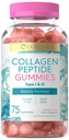 Carlyle Collagen Gummies | Strawberry Flavor Beauty Supplement | Collagen Peptides for Women & Men | Type 1 & 3 | Non-GMO, Gluten Free