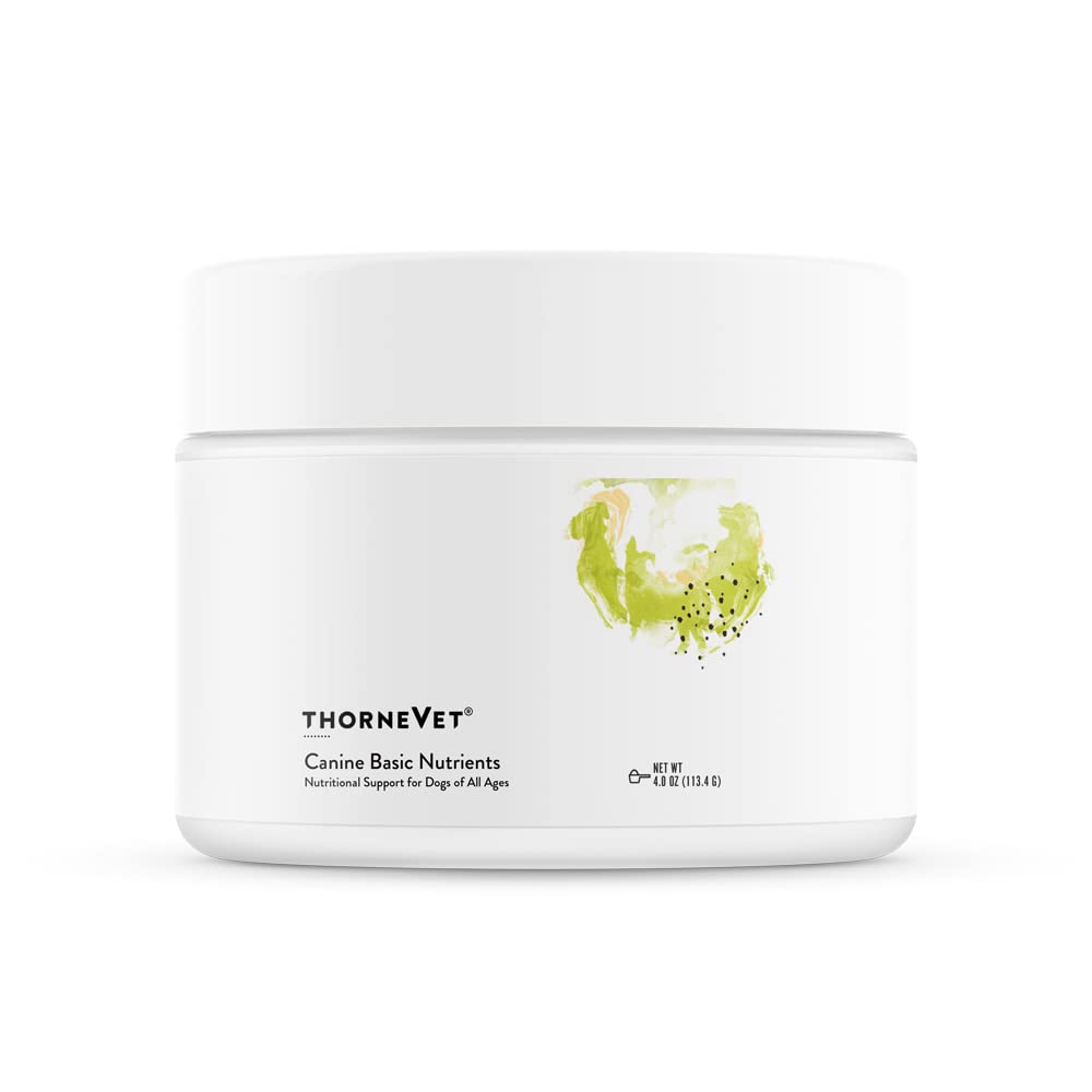 ThorneVet Canine Basic Nutrients Powder – Πολυβιταμίνη Υποστήριξη για Σκύλους, 90 Σκουπς