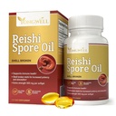 Reishi Spore Oil Shell σπασμένο επιπλέον δύναμη 500mg (60 Softgels)