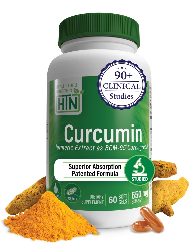 Υγεία Thru Διατροφή Curcumin 650mg BCM-95 Curcugreen 
