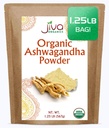 Jiva Organics Ashwagandha Root Powder 1,25 Pound (20oz) - Χωρίς γλουτένη, ινδικό Ginseng, ακατέργαστο, καθαρό, μη-GMO, εργαστήριο δοκιμαστεί Ayurved ινδική σκόνη