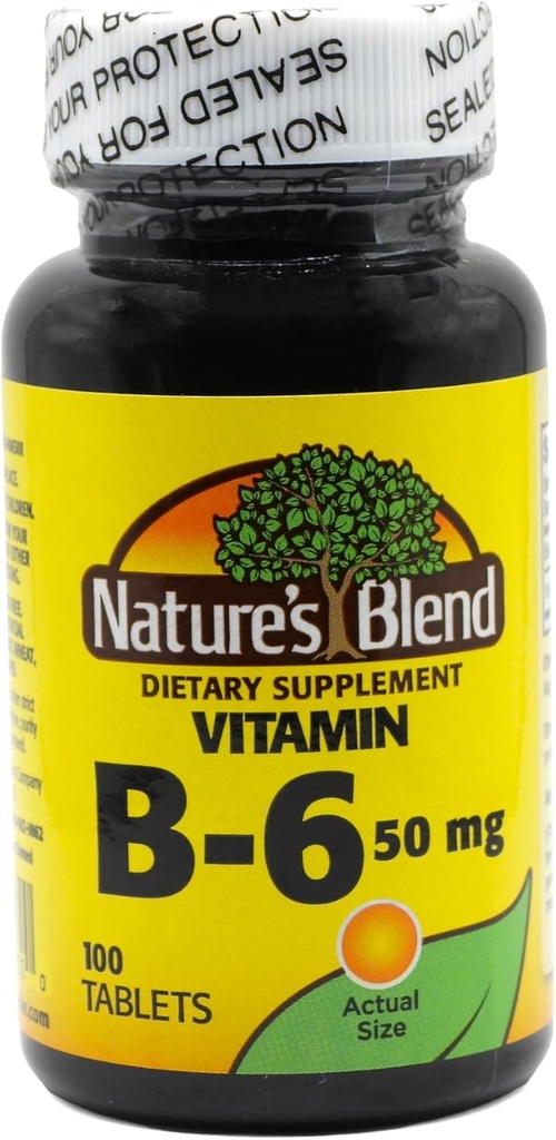 Nature's Blend Vitamin B-6 50mg