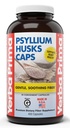 Yerba Prima Psyllium Husks Caps, 625 mg, 400 κάψουλες - Φυσικές Ίνες για άνδρες και γυναίκες - Συμπλήρωμα Υποστήριξης Κανονικότητας
