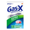 Dulcolax Διανυκτέρευση Laxative Tablets, Bisacodyl 5 mg, 50 Count & Gas- X Extra Strength Chewable Gas Relief Tables, Simethicone 125 mg, Cherry Flavor - 18 Count Bundle
