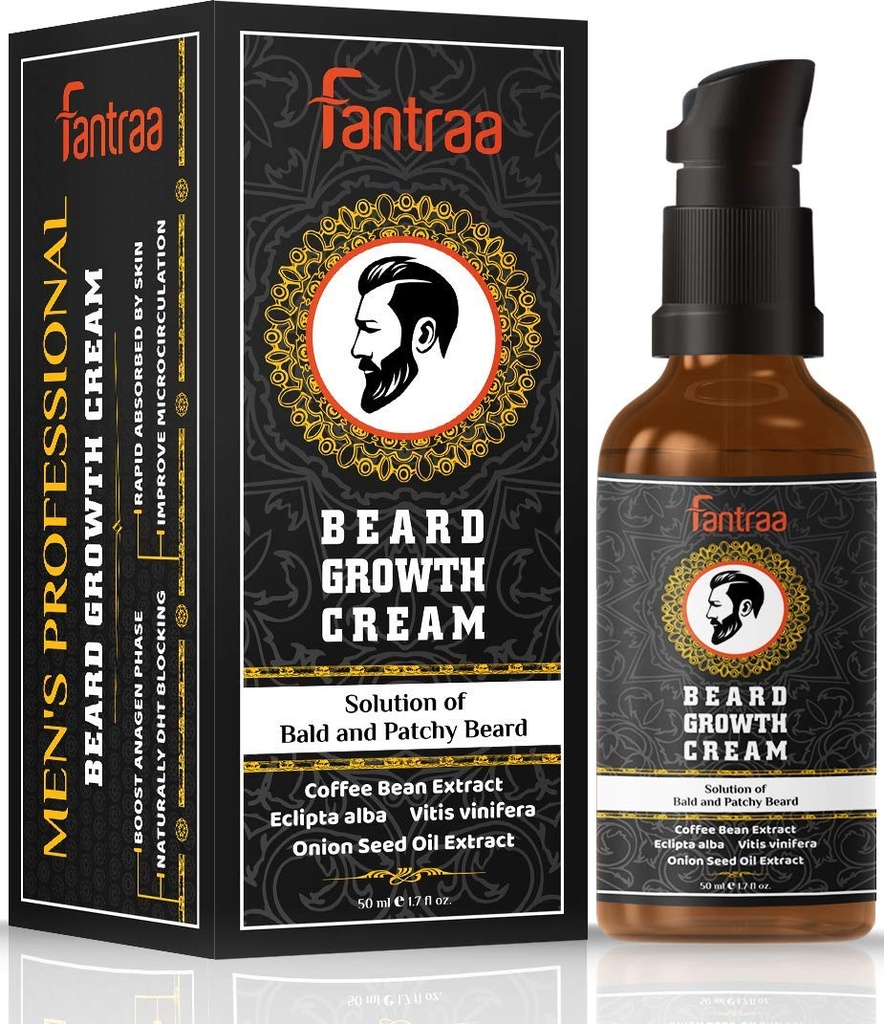 Κρέμα για την ανάπτυξη των γεννητριών - 50 ml - More Beard Growth with Coffee Bean & Onion Extract- 100% Natural 