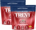 TREVITM Ζάχαρη Δωρεάν Ηλεκτρόλυτα - Ποτό Ζελατίνα Ενυδάτωσης - 56 Count - Cranberry Lychee