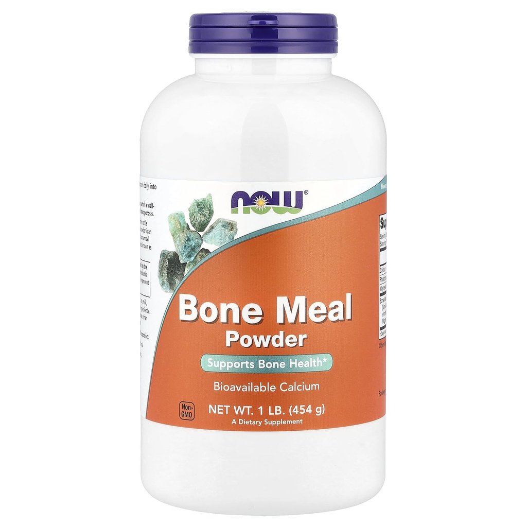 NOW Foods, Bone Meal Powder, 1 lb. (454 g)