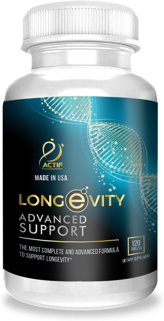 Actif Longevity Advanced Support with 20 Factors - Μη ΓΤΟ, 2 Μήνες Προσφορά, Made in USA