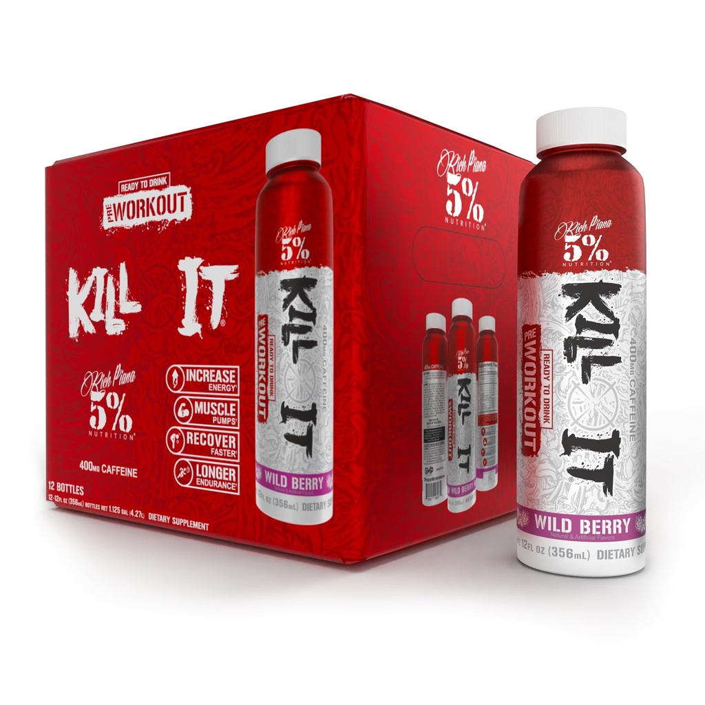 5% Διατροφή Σκότωσε το Ready-to-Dink High Stim Pre Workout 