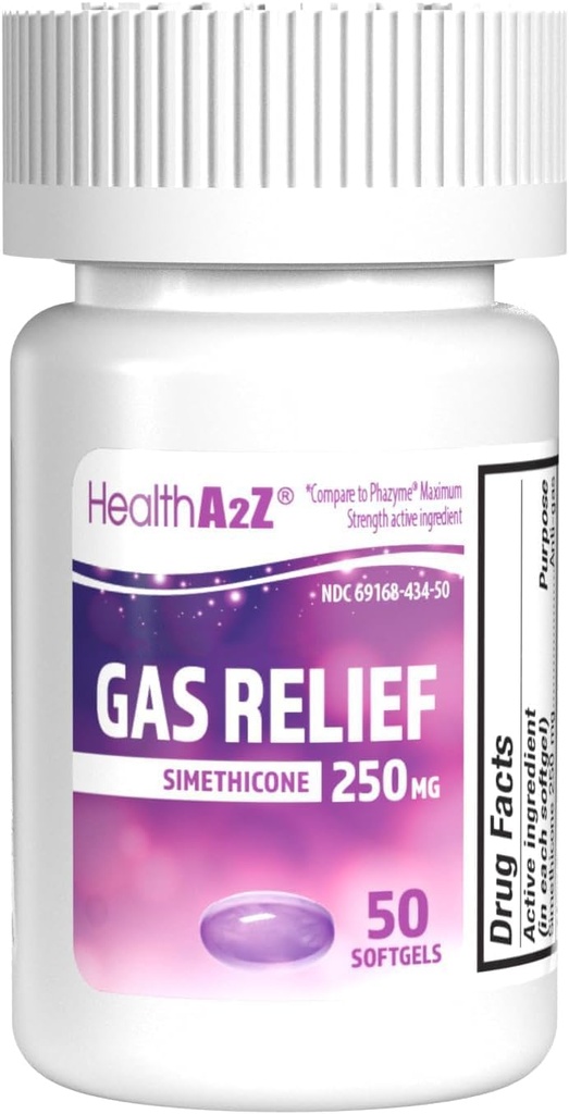HealthA2Z® Gas Relief Simethicone 250mg 